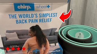 Having back pain Chirp Wheel Foam Roller [upl. by Howell]