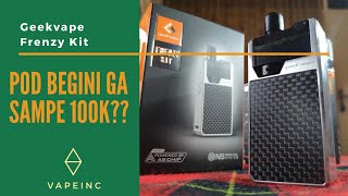 GEEKVAPE FRENZY KIT UNBOXING GILA ga sampe 100ribu dapet kaya gini [upl. by Aiasi]