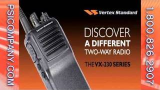 Vertex Standard VX231 Portable Radio Overview of Features [upl. by Shoshana854]