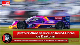 ¡Imparable Pato OWard lidera en su turno en las 24 Horas de Daytona 2024 [upl. by Akener]