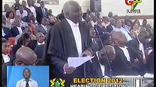 Final Address by Counsel for 3rd Respondent Tsatsu Tsikata  2012 Election Petition Hearing 7813 [upl. by Goldi]