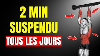 Qu’arrivetil à votre corps lorsque vous êtes suspendu à la barre fixe chaque jour  HYPERTROPHIÉ [upl. by Attenborough]