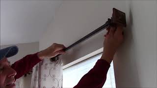 How To Mount A Curtain Rod [upl. by Asihtal]