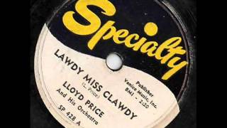 LLOYD PRICE Lawdy Miss Clawdy 1952 [upl. by Daht]