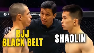 When A BJJ Black Belt amp A Shaolin Monk Meet In MMA 😱 [upl. by Viking]