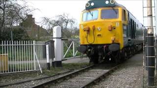 Mid Norfolk railway spring diesel gala 1 4 2016 [upl. by Aicel250]