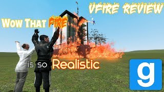 Garrys mod vFire Addons Review This FIRE is SO Realistic [upl. by Asus]