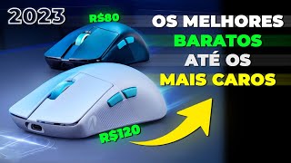 MELHORES MOUSES GAMER CUSTO BENEFÍCIO BARATOS PARA COMPRAR NO BRASIL EM 2023 Sensor TOP e Leve [upl. by Tihom]