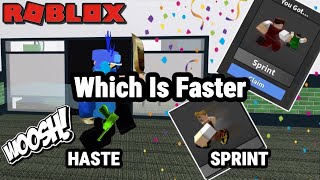 Haste vs Sprint Which is Faster in MM2 [upl. by Arleen]