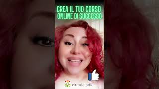 Crea il tuo corso online di successo videocorso corsoonline corsionline formazione lavoroonline [upl. by Nibroc340]