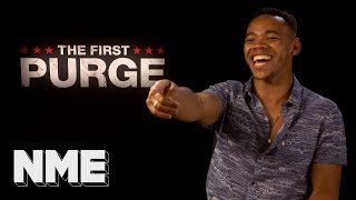 The First Purge’s breakout Brit star Joivan Wade on whether a purge could ever really happen [upl. by Naahsar]