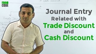 How to pass journal Entry Trade discount amp Cash Discount [upl. by Blancha199]