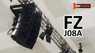 Sistema de som ativo FZ  Line Array FZ J08A [upl. by Ecyle]