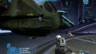 Halo Reach Operating Pelican Turret on LNoS Trick Tutorial [upl. by Nicolea]