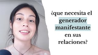 Tipo generador manifestante en diseño humano  ¿qué necesita en relaciones [upl. by Hsiri]