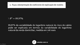 Econometria  Exercício 3c Formas Funcionais e Coeficiente de Explicação [upl. by Budding44]