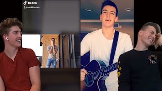 REACTING TO MY OLDCRINGE TIK TOKS ft Joey Klaasen [upl. by Akin]