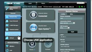 ASUS router quick howto Printer server and sharing tutorial [upl. by Eimrej]