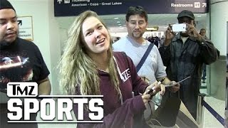 Ronda Rousey  Shes Back from Marine Corp Ball  and Shes Back  TMZ Sports [upl. by Welton]