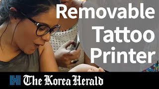 Tattoo printer makes getting inked faster and easier [upl. by Cruz537]