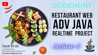 Lec6 Restaurant Web Application Project in Advanced Java  Contact Module Part4  Include Page [upl. by Ydnahs]