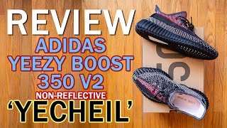 adidas Yeezy Boost 350 V2 Yecheil NonReflective Review Sizing Unboxing and On Feet  Multicolor [upl. by Ormand]