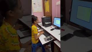 Typing practice in Computer Class  Speed typing 42wpm  Beginners typing practice shorts typing [upl. by Redliw506]