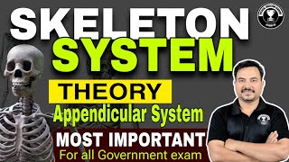 SKELETON SYSTEM  APPENDICULAR SYSTEM  NVS KVS EMRS TGT  BY JITENDRA SIR [upl. by Nashner355]