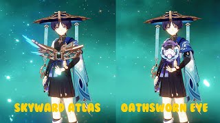 Wanderer Skyward Atlas vs Oathsworn Eye  Genshin Impact [upl. by Seeto]