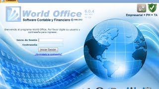 Software Contable y Financiero World Office  Demo [upl. by Haywood]