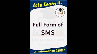 SMS Ka Full Form  Full Form of SMS  SMS Full Name newshortvideo sms gkinhindi [upl. by Gibson92]