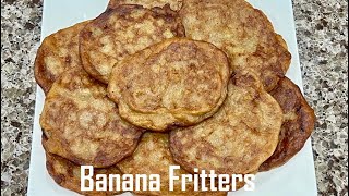 Banana Fritters Recipe [upl. by Uile]