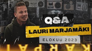 QampA  Lauri Marjamäki  Elokuu 2023 [upl. by Ormond]