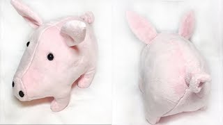 How to make a Pig Plushie Tutorial [upl. by Ayihsa]