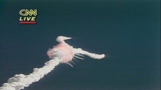 1986 CNNs coverage of the Challenger explosion [upl. by Haldes]