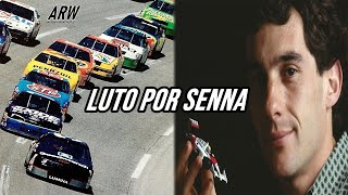 NASCAR E DALE SR PRESTAM HOMENAGEM A AYRTON SENNA EM 1994 [upl. by Kessiah378]