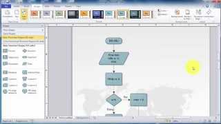 Hướng dẫn vẽ lưu đồ bằng Microsoft Visio 2010 [upl. by Sonitnatsok]