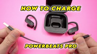 How to Charge Your PowerBeats Pro Earbuds amp Case [upl. by Barna615]