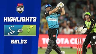 Adelaide Strikers v Sydney Thunder  BBL13 [upl. by Schaffer]