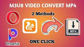 How to convert m3u8 video to mp4  asad m3u m3u8 mp4 vlc mx m3 [upl. by Ellenig]