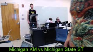 2016 NDT  Michigan KM vs Michigan State ST [upl. by Assanav207]