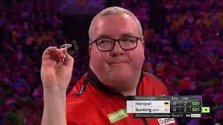 AN INCREDIBLE SET  Bunting v Hempel  Set 1  202324 World Darts Championship [upl. by Oiramat]