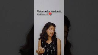 Zehnaseeb❤  cover by Shreya Sharma shorts shortsfeed trending [upl. by Nerrej]