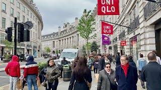 London Walk in Mayfair  London Luxury Window Shopping  Regent Street New Bond Street 4K HDR [upl. by Elraet171]