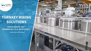 Turnkey mixing solutions  Cosmetic and pharmaceutical industries [upl. by Oravla]