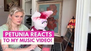 Petunia Reacts to My Music Video  Push My Luck  Darci Lynne [upl. by Udella]