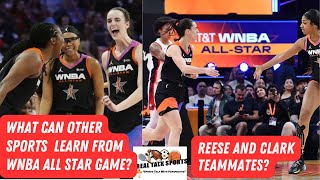 What could other Sports learn from WNBA All Star Game Clark Reese [upl. by Eelyab]