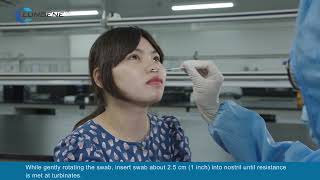 Nasal Swab  Clungene COVID19 Rapid Antigen Lateral Flow RAT Test [upl. by Hamo]