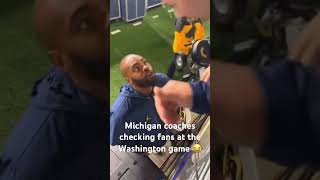 Michigan coaches not going for it 😂 Washington vs Michigan BigTen [upl. by Atikaj]