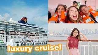 LUXURY CRUISE WITH BOYFRIEND amp LOLA Superstar Virgo in MANILA  Hazel Quing [upl. by Nareht]